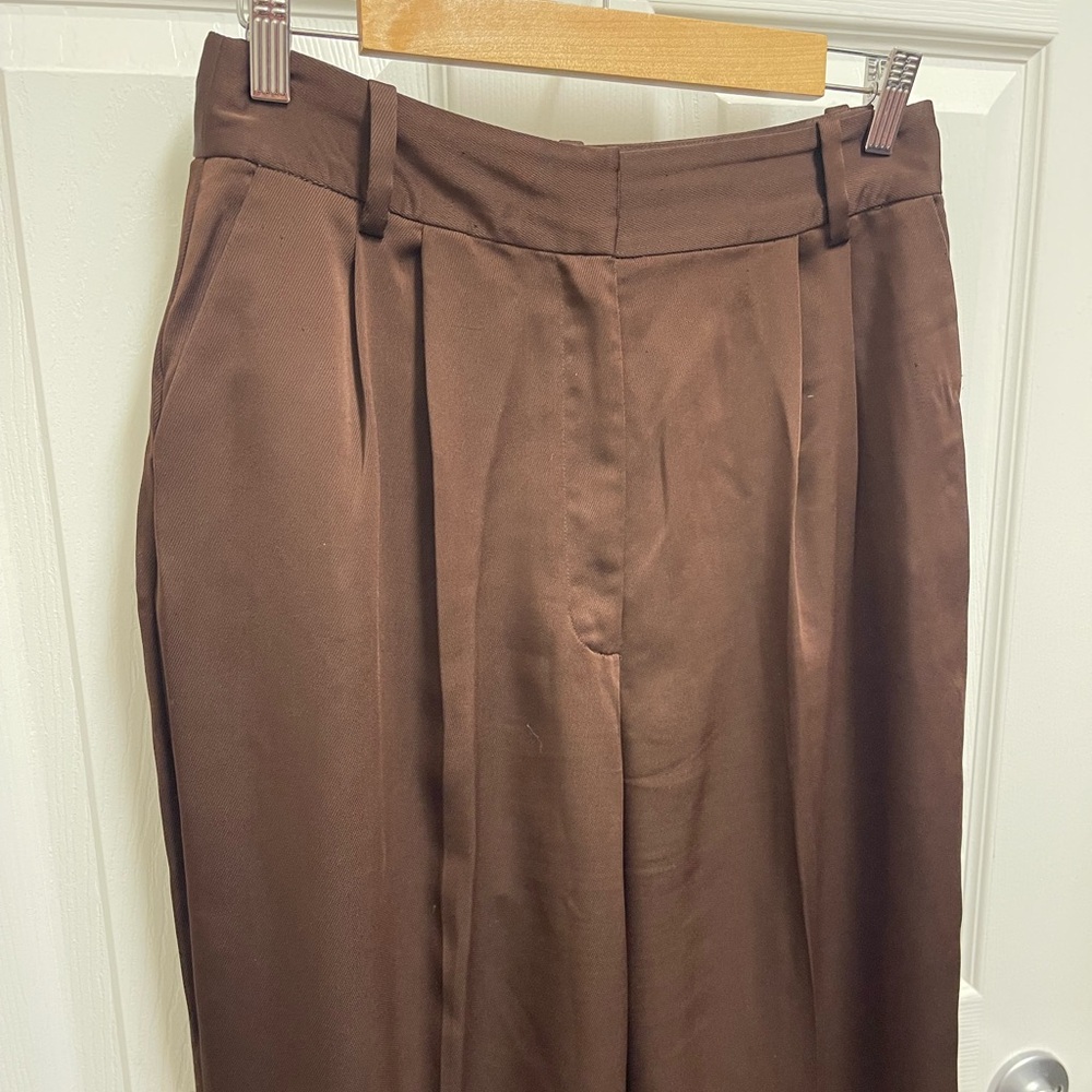 Favorite Daughter Brown High Rise Trousers - Picture 5 of 12